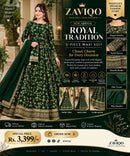 ZAVIQO Royal Tradition 3-Piece Katan Silk Maxi Suit