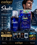 ZAVIQO Shalis For Men – 100ML Long-Lasting Perfume ✨🖤