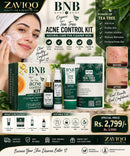 ZAVIQO BNB Tea Tree Acne Control Kit – 4-in-1 Organic Skincare Set