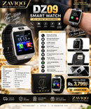 ZAVIQO DZ09 Bluetooth Smart Watch – All-in-One Smartwatch ⌚✨