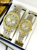 ZAVIQO Luxury Couple Watch Set – 2 Pcs ✨