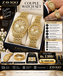 ZAVIQO Luxury Couple Watch Set – 2 Pcs ✨